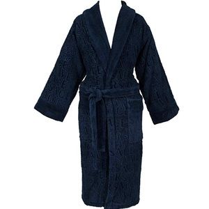 VERSACE SOFT BATHROBE NAVY